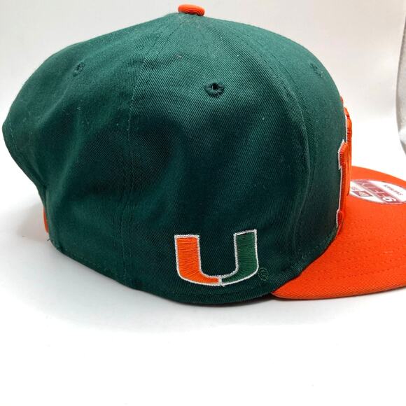 Univ. of Miami VTG New Era Snap Back Canes - Embroidered Cap/Hat - Picture 2 of 11
